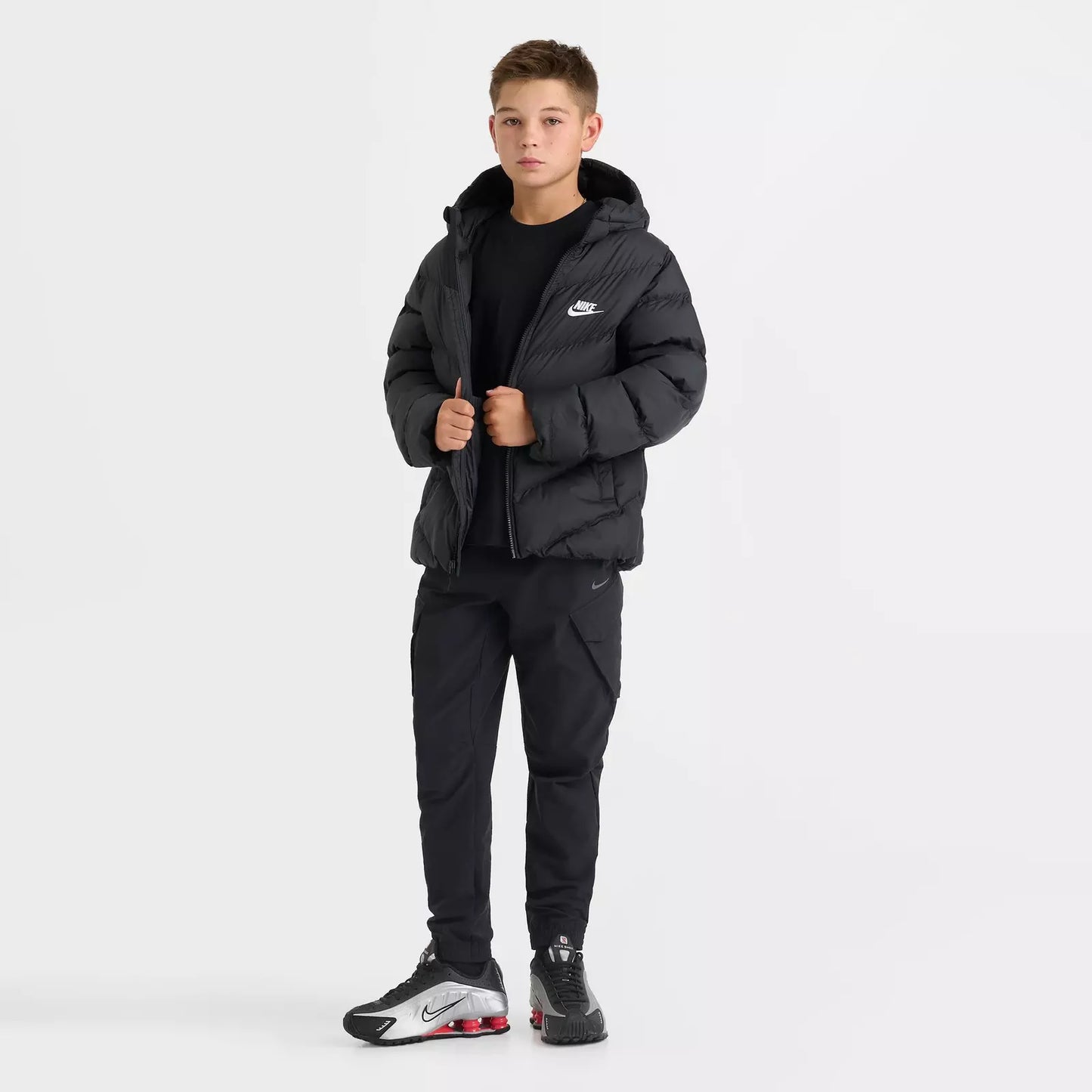 Big Kids' Nike Sportswear All Day Play Therma-FIT Loose-Fit Puffer Jacket