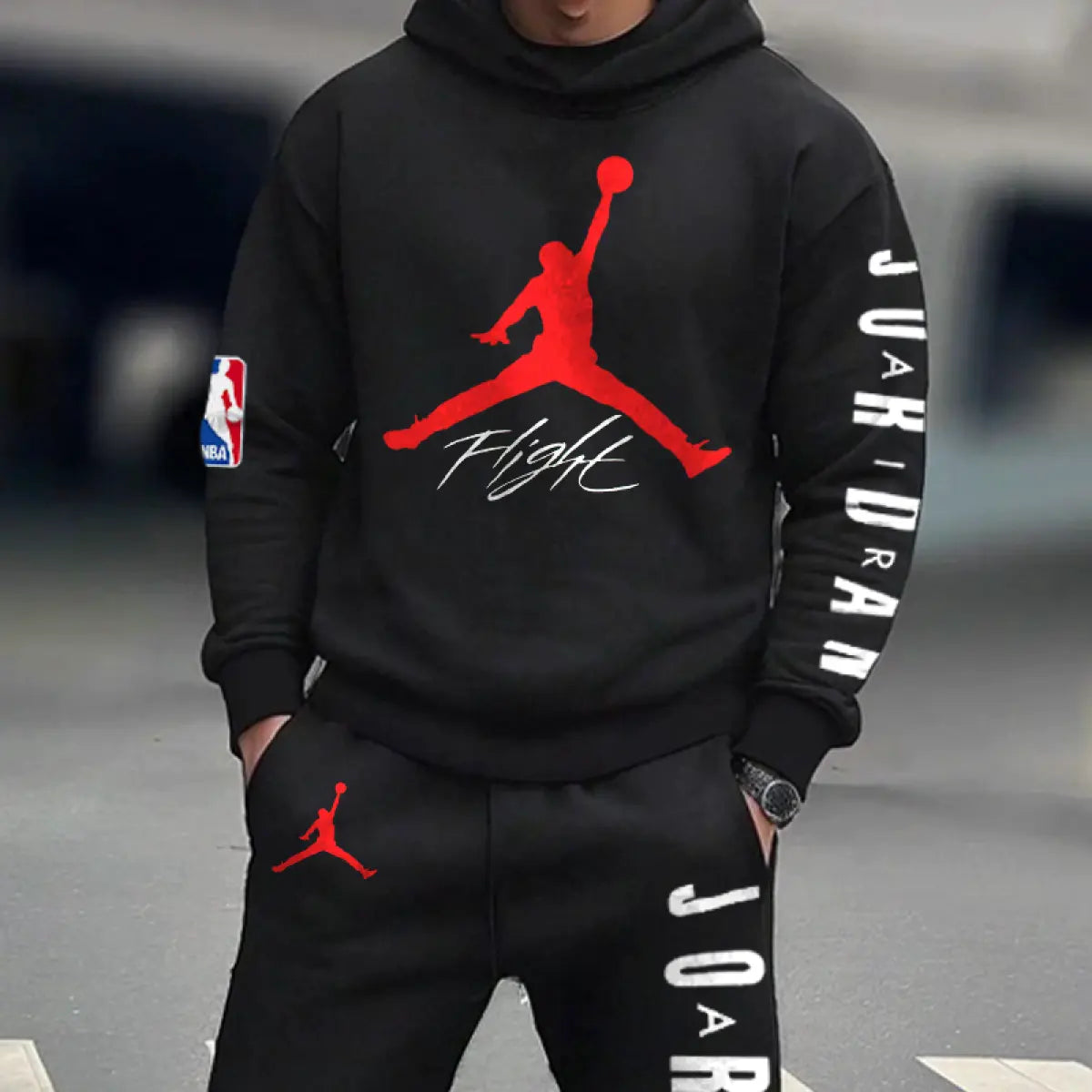 Men's Tracksuits Jordan Jumper Basketball Hoodies And Sweatsuit Set
