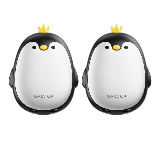 Stay Warm Anywhere GAIATOP Penguin Rechargeable Hand Warmers 2-Pack | 3 Heat Settings, Portable & Rechargeable | Camping, Hunting, Golf, Perfect Gift for Women & Men