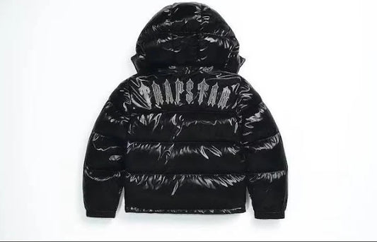Trapstar Glossy Insulated Hooded Puffer Jacket